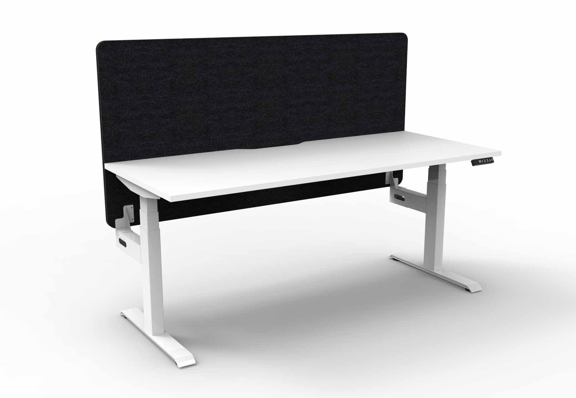 Boost+ Sit-Stand Single Sided Workstation - with Eco Screen